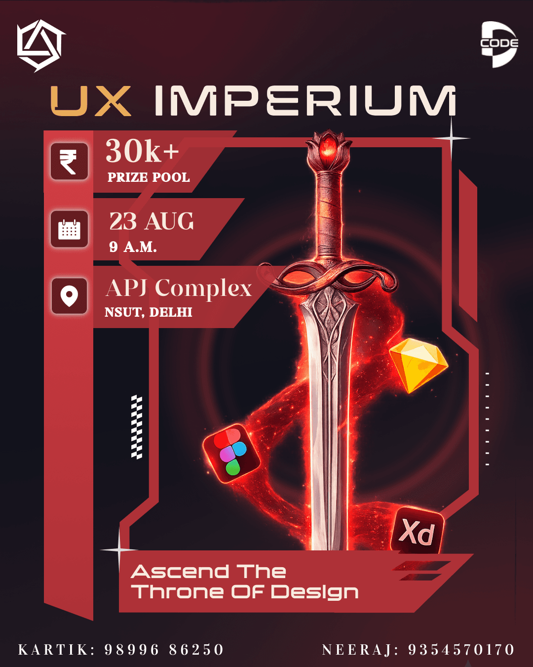 UX Imperium event poster