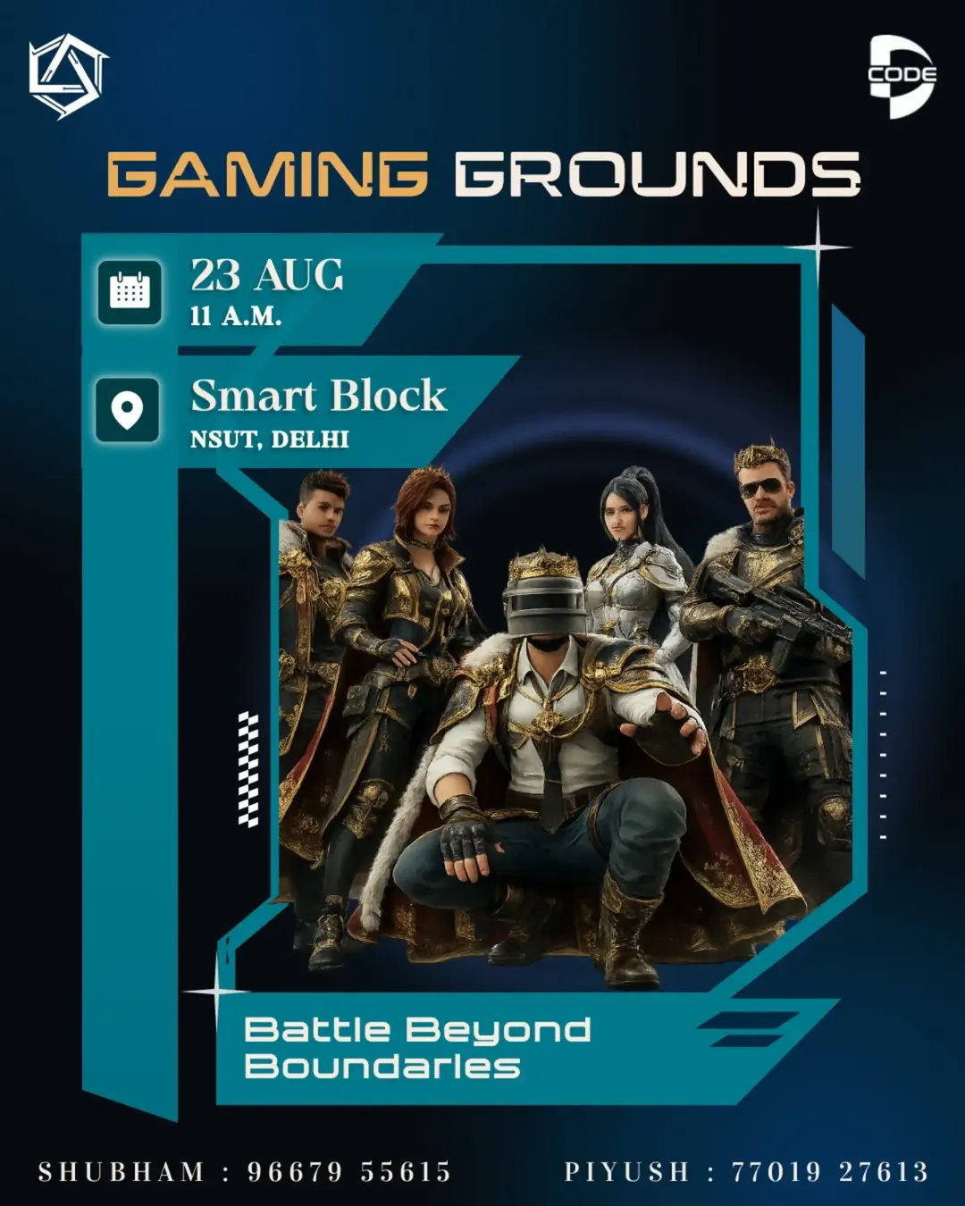 Gaming Grounds event poster