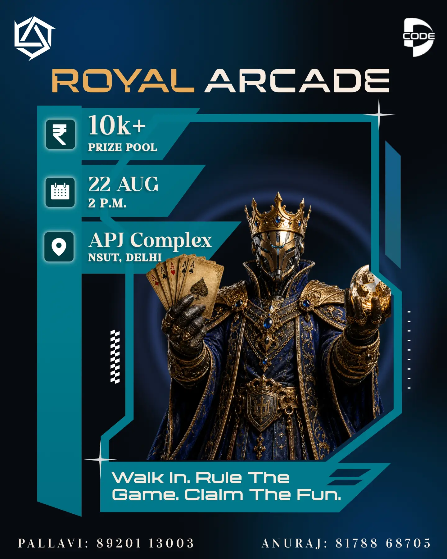 Royal Arcade event poster