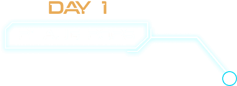 Day 1 timeline marker